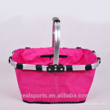 Sac refroidisseur fait sur commande de Rose rouge sur le sac isolé de refroidisseur de roues de Portable